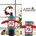 YEHUA 4 PCS Christmas Wine Bottle Cover Bags Ugly Sweater Wine Bottle Gift Bags for Holiday Décor Christmas Ornament and Home Party Decoration