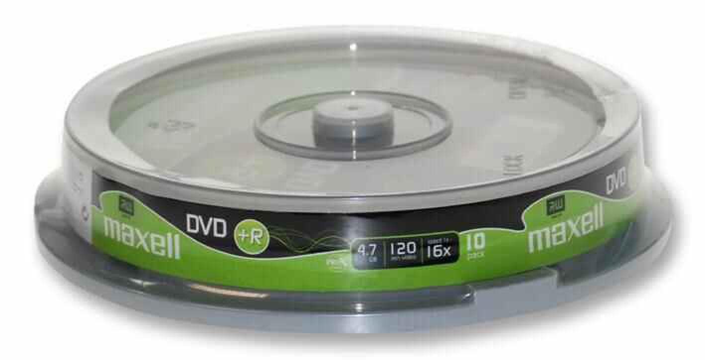 Maxell dvd+r 4,7GB 16x Cakebox 10 pcs, 10103221 (10 pcs)