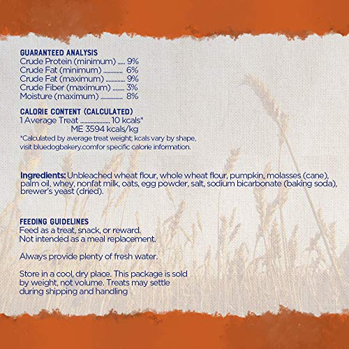 Blue Dog Bakery Natural Dog Treats (18oz - 3 Pack) Maple Bacon, Pumpkin, Peanut Butter Molasses - Variety Pack