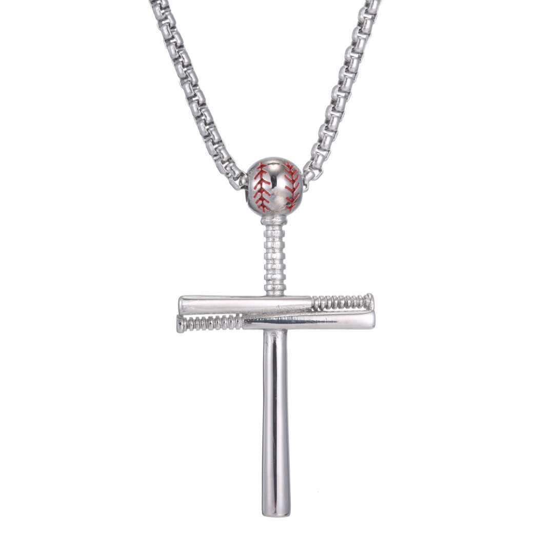 Baseball Cross Necklace For Youth Top 