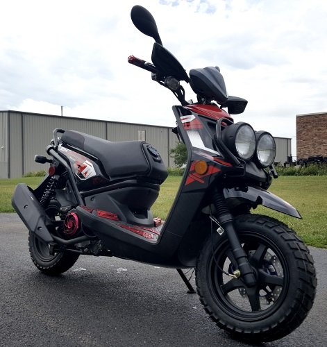 four stroke moped