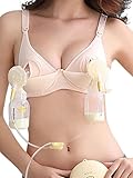 F&W LANFEI Women's All-In-One Nursing Bra Hand Free Pumping Maternity Nursing Bra