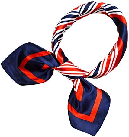 Professional Bank Airline Stewardess Clerk Neck Square Scarf 60cm Headkerchief