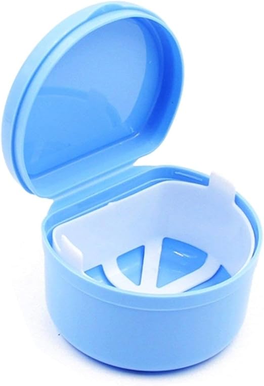 Portable Semicircular Denture Bath/Box/Case Teeth Care Storage