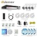POE Security Camera System, Jennov 4 Channel 1080P PoE Security System CCTV Home Surveillance Outdoor IP Cameras Night Vision Power Over Ethernet, Motion Detection(No Hard Drive)