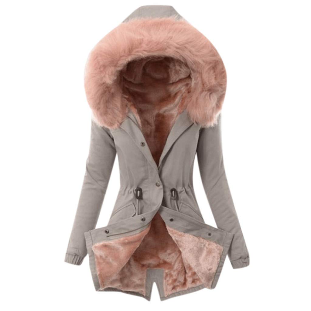 ladies long coat with hood