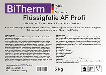 Flüssigfolie Dichtfolie flüssig Profiware hoch flexibel 5 kg