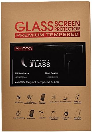 Xperia Z3 Screen Protector Tempered Glass[2.5D],AMICOO Flipcase [Bubble Free] [9H Hardness] [HD Clear] [Anti-Fingerprint] [Scratch-Resistant] / Case Friendly for Sony Xperia Z3