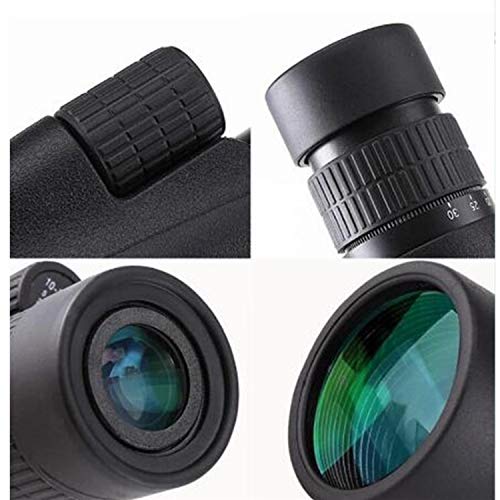 HUANGDAN 10-30x50 High Power Monocular Military Teleskop BAK4 Prisma Fernglas Großer Okular-Jagdbereich – Bild 3