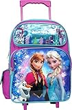 Disney Frozen Elsa Anna Oalf 16 inches Large Rolling Backpack