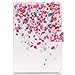 Nook HD+ 9-inch Tablet Case,Colorfull Leaves Pattern Universal Premium Flip Wallet PU Leather Stand Case Skin with Card Slots for Nook HD+ BNTV600-GRY 9-inch