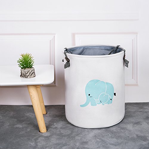 100% Cotton Canvas Storage Basket, Cotton Yarn Lining, Home Locker, Baby Toy Storage Box, Living Room Locker