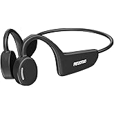 Fenzonxo Open Ear Headphones, Air Conduction Headphones Sport Earbuds Bluetooth 5.3 10Hrs Playtime Bluetooth Headphones, IPX6 Waterproof Sports Headset for Running, Cycling, Walking Black
