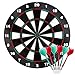 Kyerivs Safety Dart Board Set with Soft Tip Darts for Kid Board Games and Leisure Sport for Office 16.5 Inch