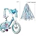 MeiMeiDa Bike Accessories for Kids Boys Bike Bicycle Decorations Including Blue Bike Handlebar Grips, Bike Streamers, Star Bike Wheel Spokes, Flower Bell and Pinwheelthumb 2