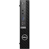 Dell OptiPlex 7000 Desktop Computer - Intel Core i7 12th Gen i7-12700T Dodeca-core (12 Core) 1.40 GHz - 16 GB RAM DDR4 SDRAM - 512 GB M.2 PCI Express NVMe 3.0 x4 SSD - Micro PC - Black (Renewed)