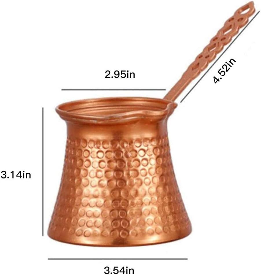 330ML Kitchen Utensil Handmade Hammered Copper Cup CopperPlated