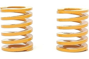 ODO LUCK 2PCS Yellow Spring Mod Kits for Fanatec CSL Brake Pedal Modification Spring Parts Accessories