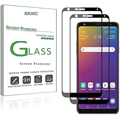 RKINC Screen Protector for LG Stylo 5, Full Coverage Tempered