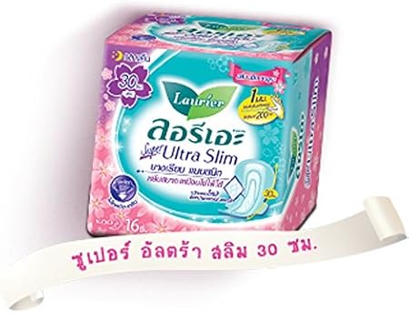 Amazon Com Sanitary Napkins Laurier Super Ultra Slim Have Wings L 30 Cm 16 Count Sakura Sweet Scent Smell Everything Else