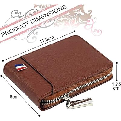 Techno Buzz Deal Leather Unisex Card Holder (Card Holder_Brown)