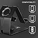 Cell Phone Stand,Apple Watch Stand,FOGEEK 3 in 1 Universal Phone Magnetic Charging Dock Cradle Compatible for iPhone X/8/7/6 Plus,iPad,Samsung,Huawei and Apple Watch (Black)