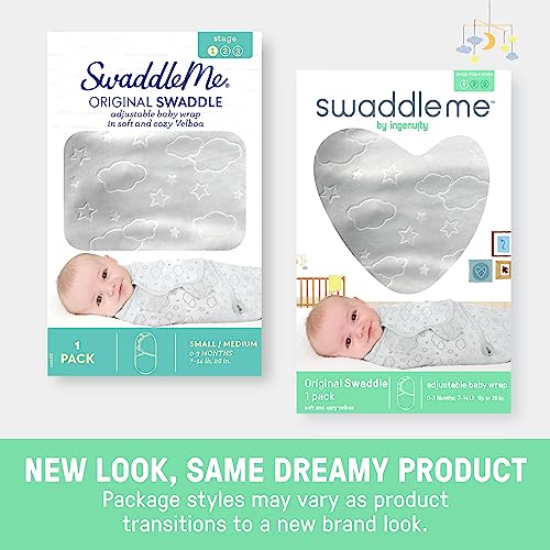 SwaddleMe by Ingenuity Original Swaddle Preemie Size, Up to 7 Pounds