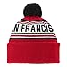 Outerstuff NFL Youth Boys 8-20 Cuffed Knit with Pom Hat, San Francisco 49ERS, Crimson, One Size