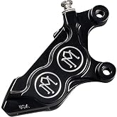 Performance Machine 0052-2424-BM Four-Piston Front Right Brake Caliper for