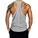 InleaderStyle Men's Sleeveless Tank Tops Gym Bodybuilding Muscle Cut Off T Shirt