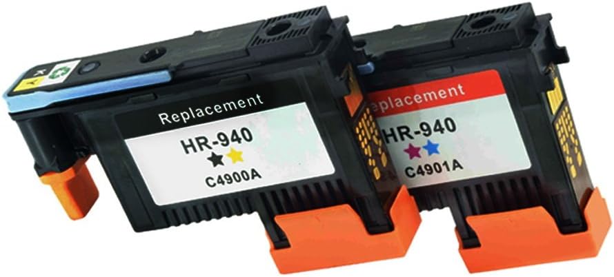 Komada HP940 Printheads(Pack of 2,1BK/Y+1C/M) Compatible for HP Officejet Pro 8000 Wireless, 8000AIO, 8000W Series