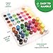 DACO Brillia Kids Paint, 25 Colors Art Set, 0.7 fl.oz (20ml) Paint Pots with Carry Case, School Supplies for Kids, Non Toxic Tempera Paint, Washable Paint for Kids, Art and Craft Supplies & Materials