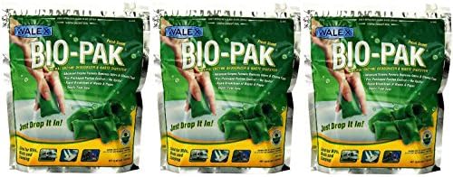 Walex BIO-11530 Bio-Pak Natural Holding Tank EYFtUB Deodorizer and Waste Digester, 3 Packs of 10