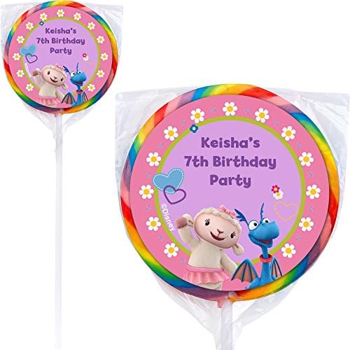 Doc McStuffins Personalized Lollipops (12 Pack)