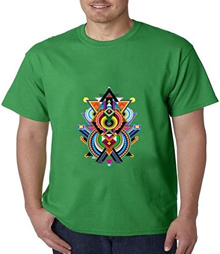 FeelingSmart ArtGeometrictriangle Hipster Graphic Short Sleeve mens T-shirt Size XXXL