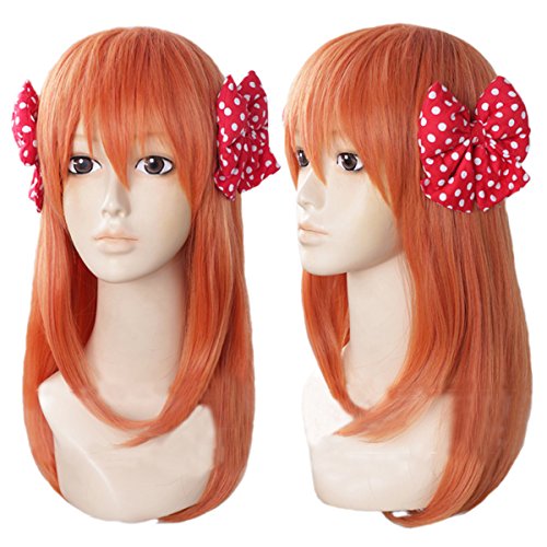 Angelaicos Women's Cosplay Wig Medium Orange