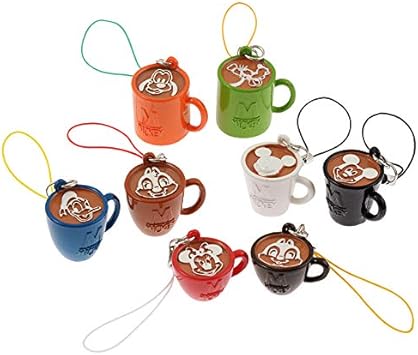 Amazon ディズニーストア 公式 シークレットストラップ ミッキー フレンズ ラテアート ストラップ マスコット 通販