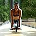 CSX Dual Wheel with Thick Knee Pad Mat and Foam Handles, Black