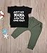 Toddler Baby Boy Fall Winter Outfits Clothes Set Printed Tops Pants Leggings 0-3 Y(Short Sleeve, 7-12 Months)