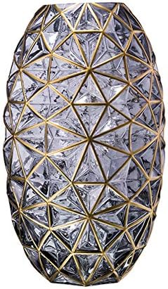 BAIVIN Geometric Color Vase Glass Flower Inserter Hydroponic Dry Flower European Style Living Room Home Table Decoration