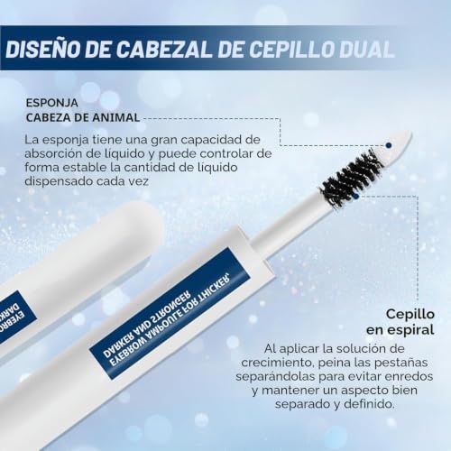 Eyebrow Growth and Density Serum, Intensive Care for Eyebrows and Eyelashes, Growing Eyelashes, Eyelash Serum, Densifier Eyebrows, Concentrated and Gentle Formula 4 ml