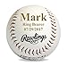 My Personal Memories Custom Personalized Baseball for Ring Bearers Groomsmen Coach - Monogrammed and Engraved