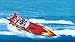 Top Race Remote Control Water Speed Boat, RC Boat for Kids, Perfect Toy for Pools and Lakes 8 Mph (Red)