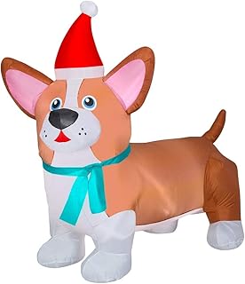 lit tinsel corgi