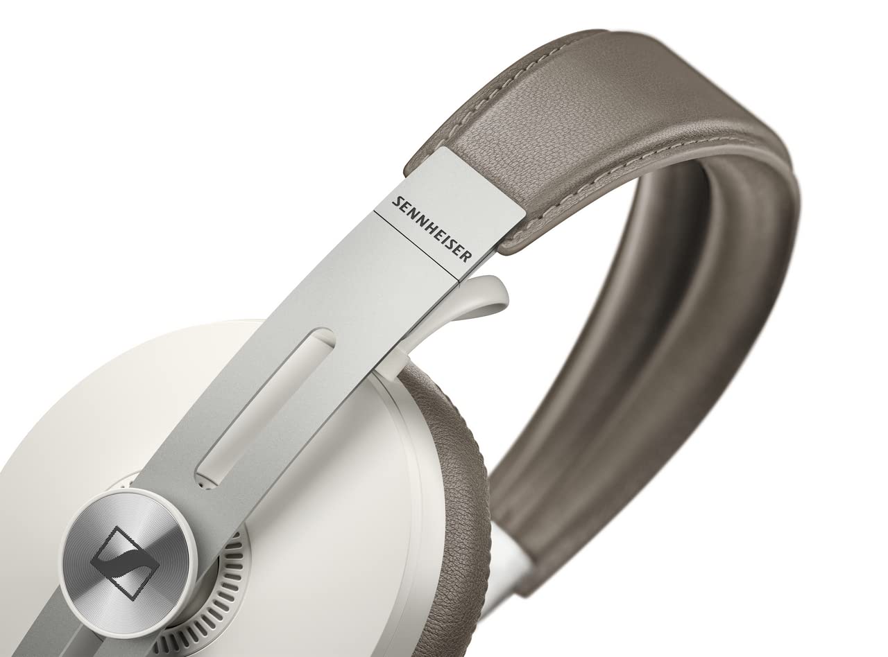 Sennheiser Momentum 3 Wireless Over-Ear Wireless Headphones, White (Sandy White)
