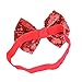 CellElection 15Pcs Baby Girls Headbands 4'' Big Boutique Bling Sparkly Glitter Sequin Hair Bows Headband Elastic Hair Bands Hair Accessories for Toddlers Infants Newborns