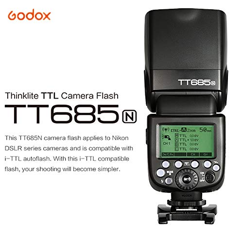Godox TT685N High Speed 1/8000s GN60 TTL Camera Flash