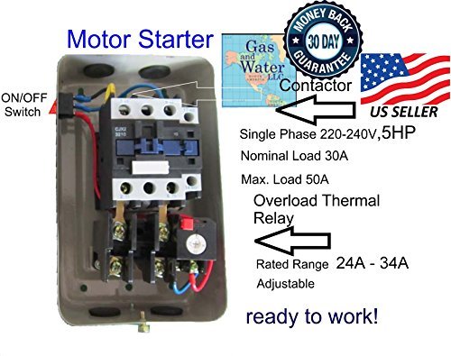 New Magnetic Motor Starter Control for electric motor compressor 5hp