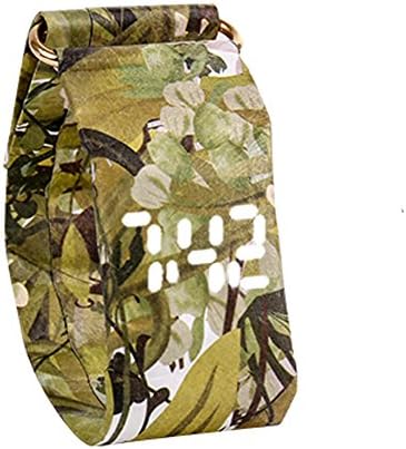 New Design Paper Watch,123Loop Creative Cool Paper Watch LED Waterproof Clock Tyvek Paper Strap Digital Watches (D)