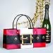 Christmas Santa Wine Gift Bags | Stylish Holiday Paper Bags That are as Impressive as The Bottle You are Gifting by Simply Charmed